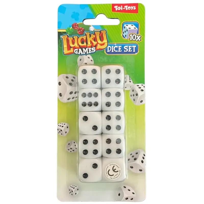 Korlátozott ajánlat Lucky Games 10 db-os dobókocka szett