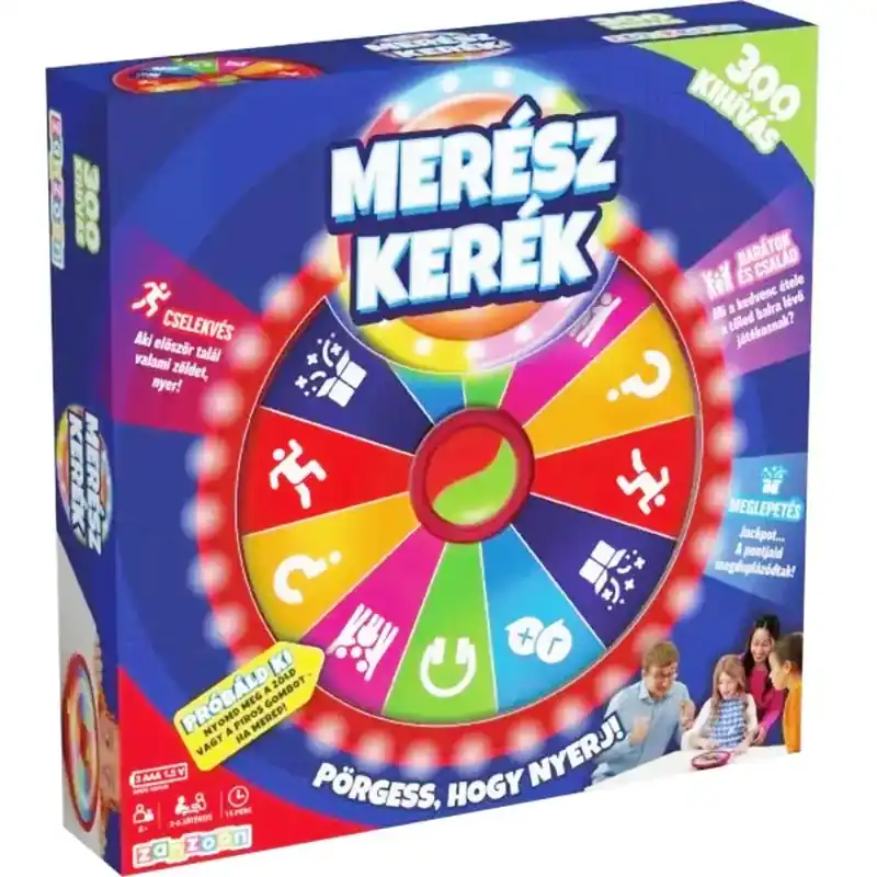 Legkelendőbb Merészkerék interaktív családi társasjáték