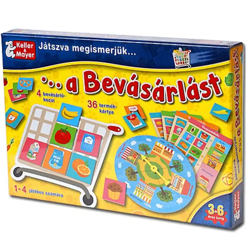 Kedvezményes ár Játszva ismerjük meg a bevásárlást társasjáték