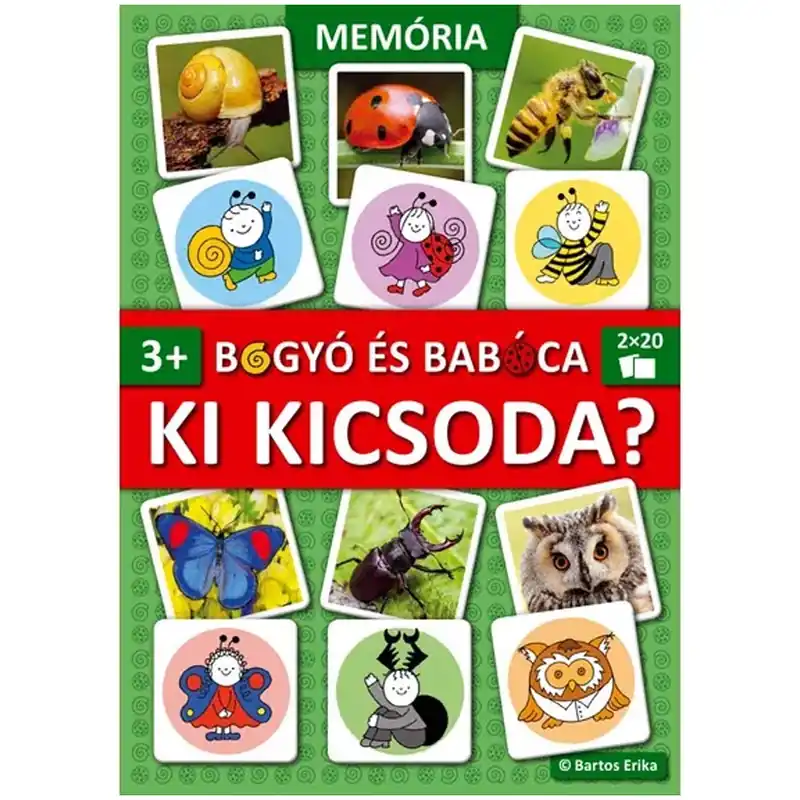 Legkelendőbb Bogyó és Babóca Ki Kicsoda? memóriajáték