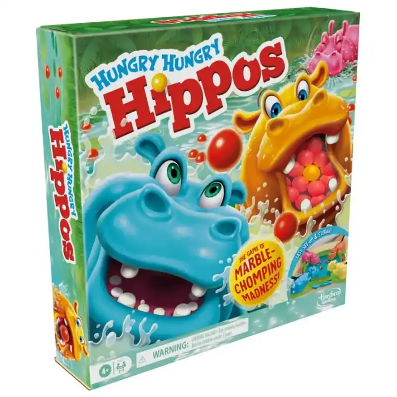 Kiárusítás Hungry Hungry Hippos - Éhes vízilovak társasjáték - Hasbro
