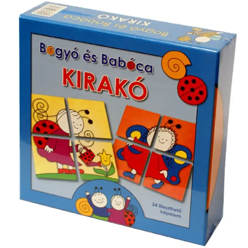 Bogyó és Babóca kirakó játék Expressz szállítás