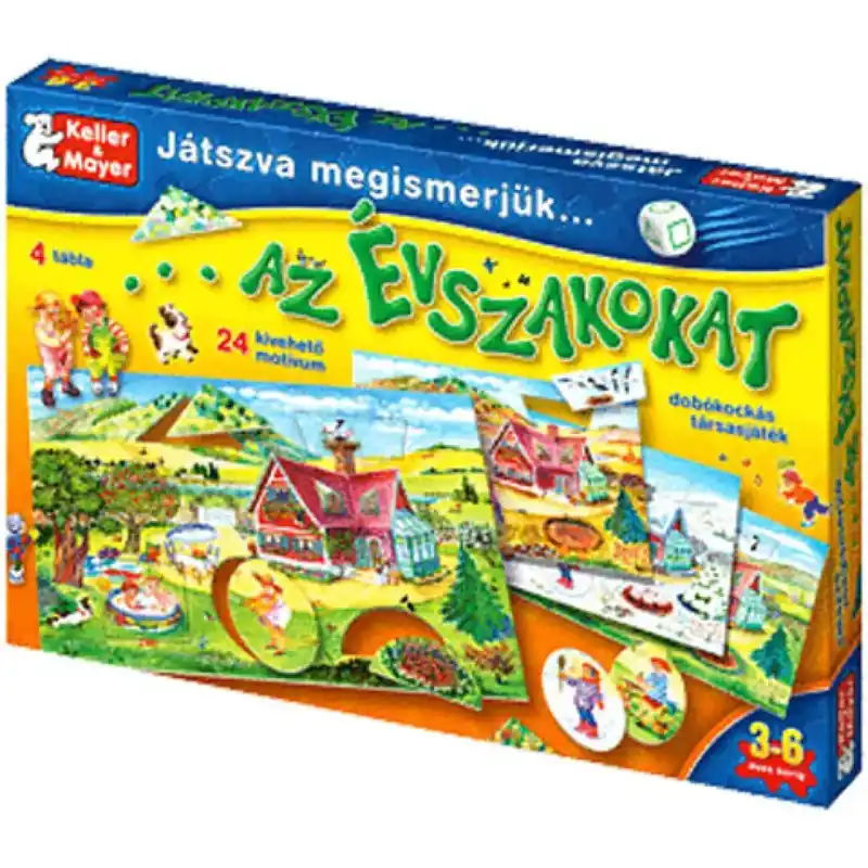 Játszva megismerjük az évszakokat társasjáték Ajánlat