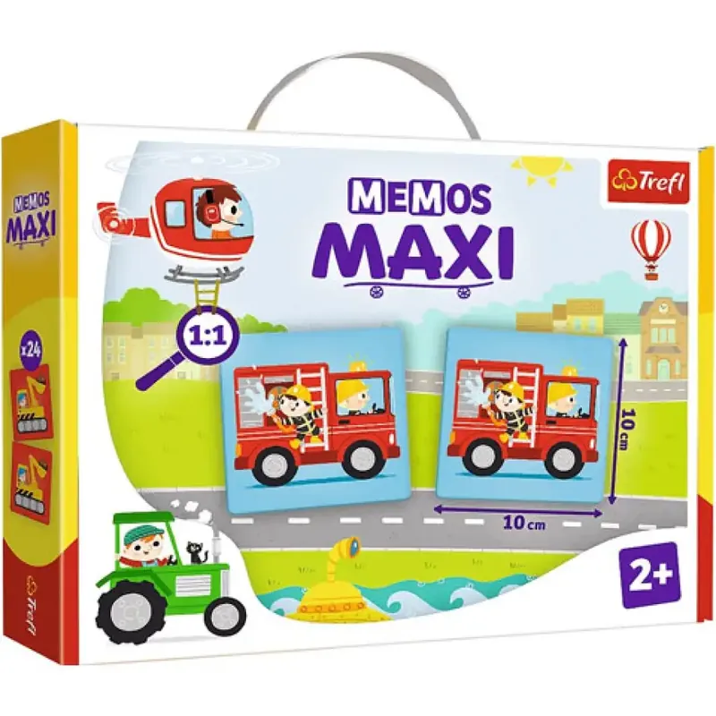 Járművek Maxi memória játék 24db-os - Trefl Akciós ár