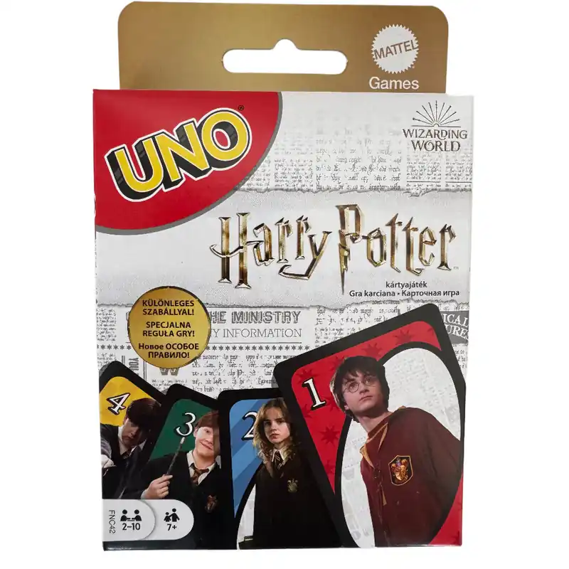 Végkiárusítás Harry Potter UNO kártya - Mattel