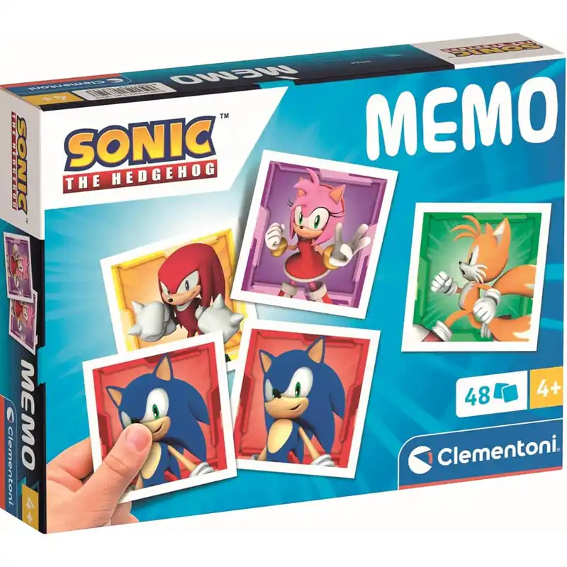 Sonic 48db-os memóriajáték - Clementoni Újdonság