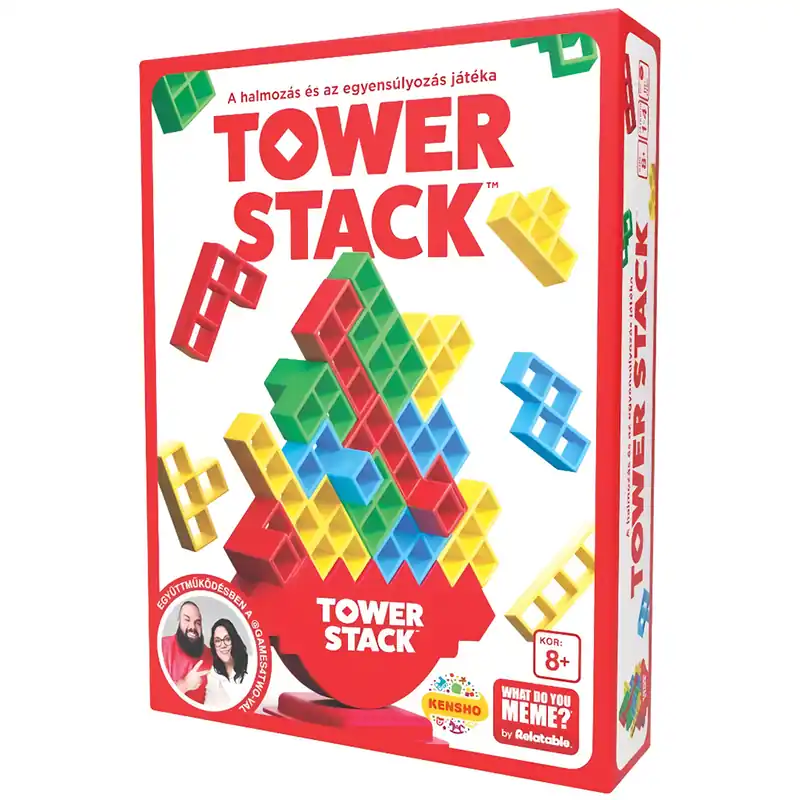Ne maradj le Tower Stack ügyességi társasjáték