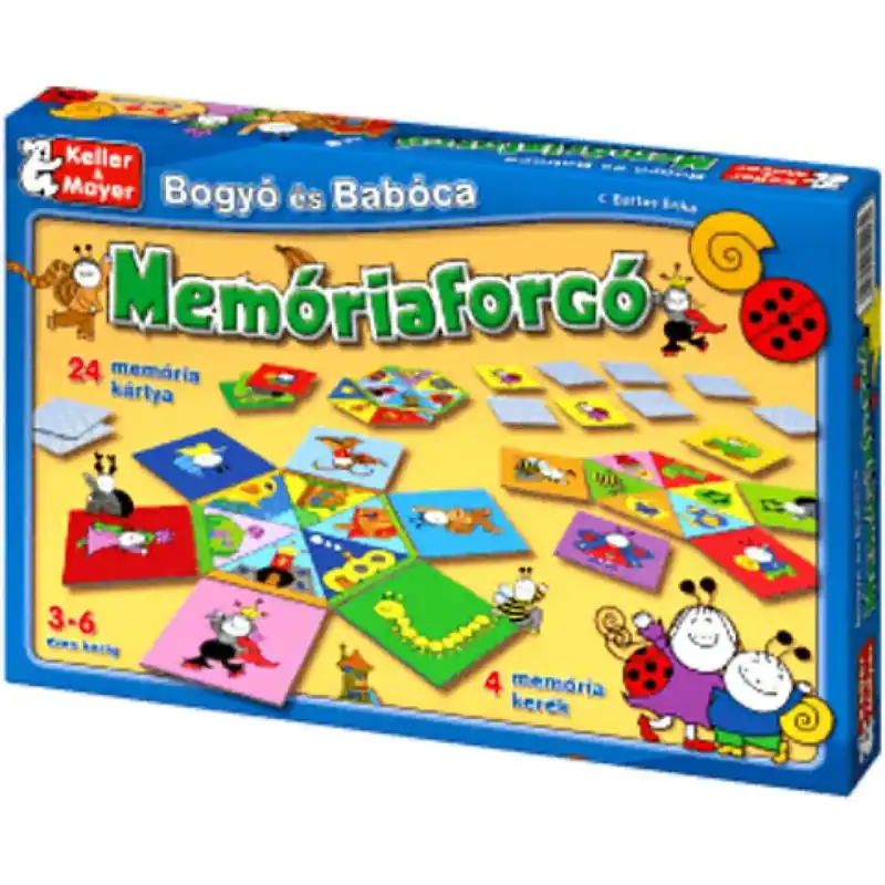 Ne maradj le Bogyó és Babóca Memóriaforgó társasjáték