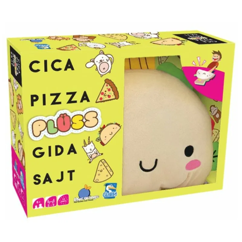 Kiárusítás Cica, pizza, plüss, gida, sajt társasjáték