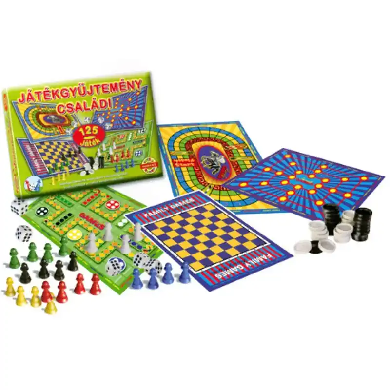 Vásárlói kedvenc Családi játékgyűjtemény 125 féle - D-Toys