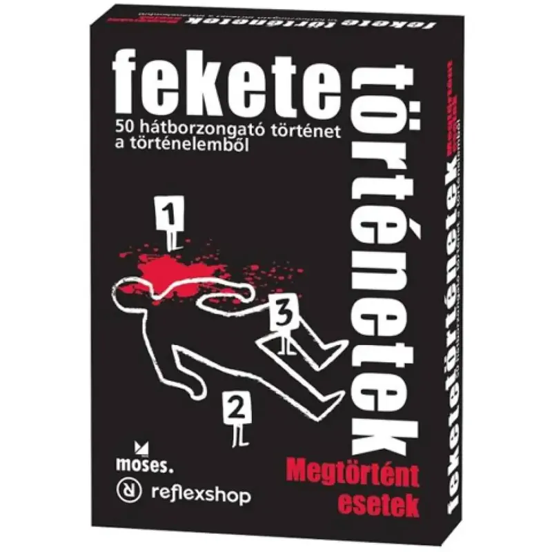 Biztonságos fizetés Fekete történetek - Megtörtént esetek társasjáték