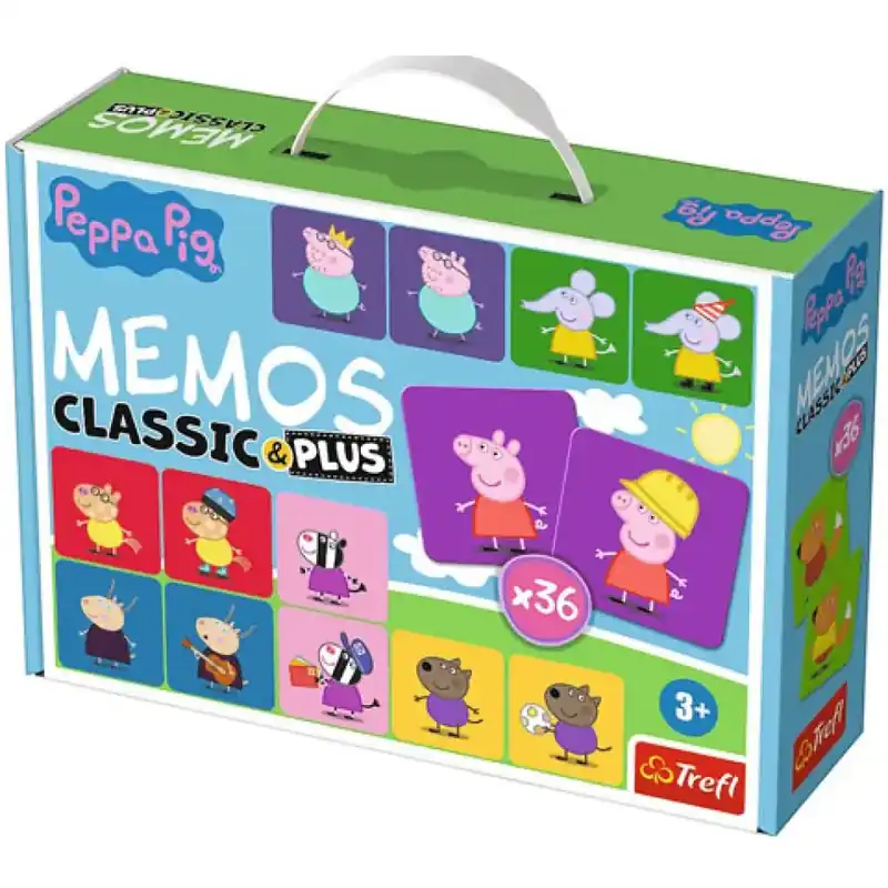 Peppa malac Classic Plus memória játék 36db-os - Trefl Szezonális akció
