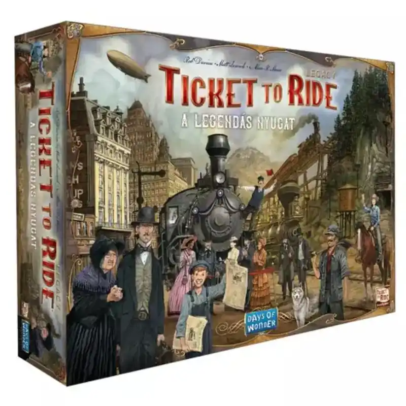 Ticket to Ride Legacy - A legendás nyugat Biztonságos fizetés