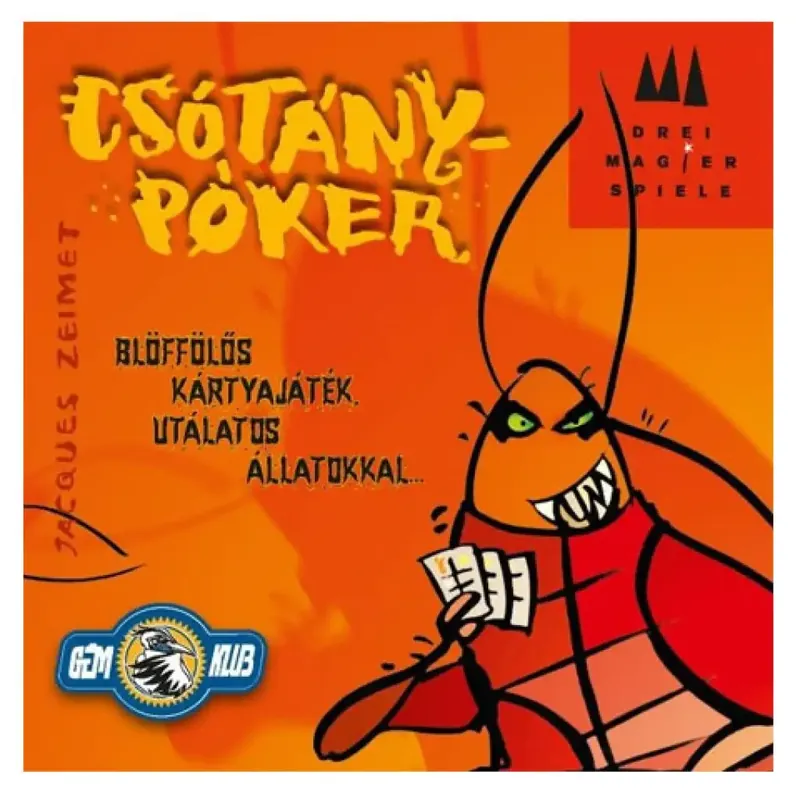 Bestseller Csótánypóker kártyajáték