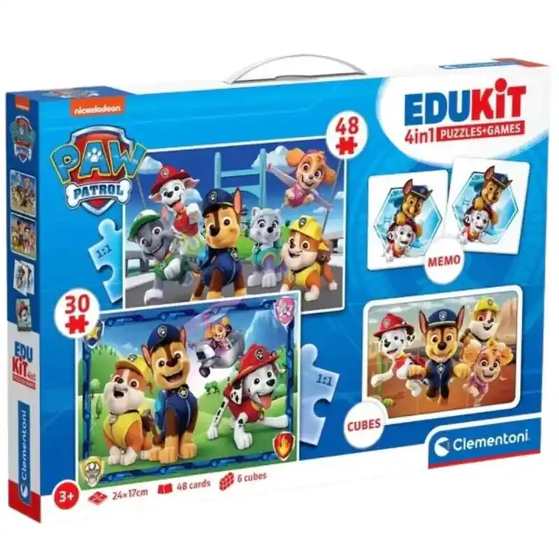 Szuper akció Edukit Mancs Őrjárat 4 az 1-ben játékgyűjtemény - Clementoni
