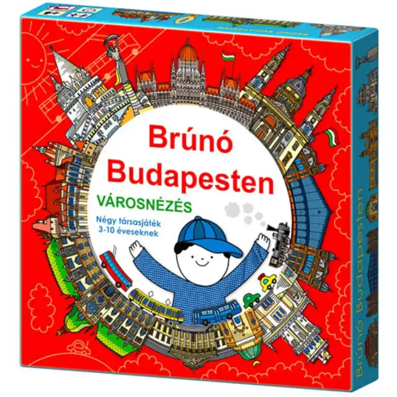 Vedd meg most Brúnó Budapesten társasjáték