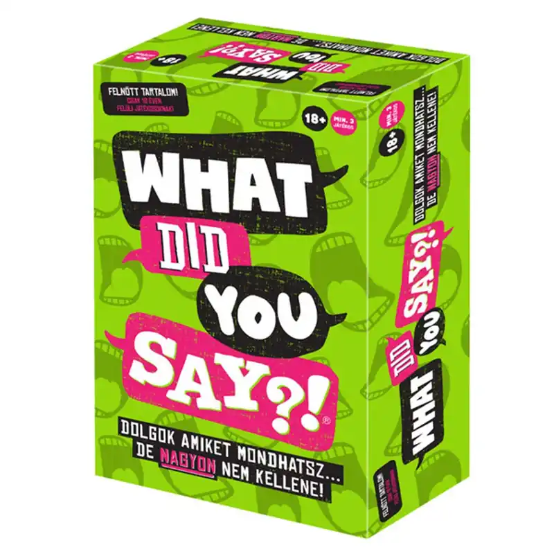 What Did You Say? felnőtt társasjáték Akciós ár