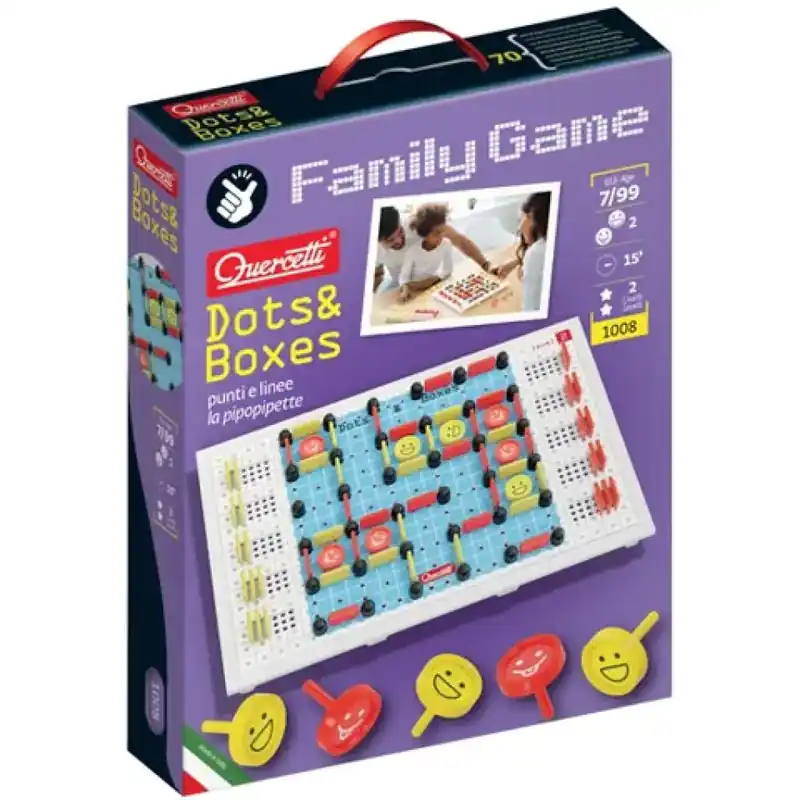 Nézd meg most Quercetti Family Game - Pontok és dobozok játék