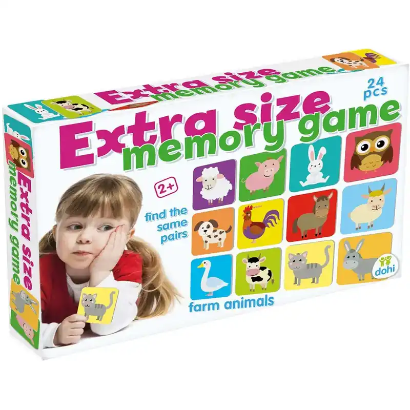 Extra Méretű Memóriajáték - Farm Állatok Kihagyhatatlan ajánlat