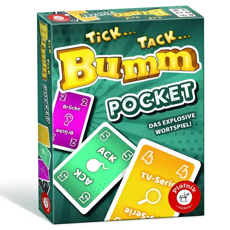 Árengedmény Tick Tack Bumm Pocket társasjáték - Piatnik