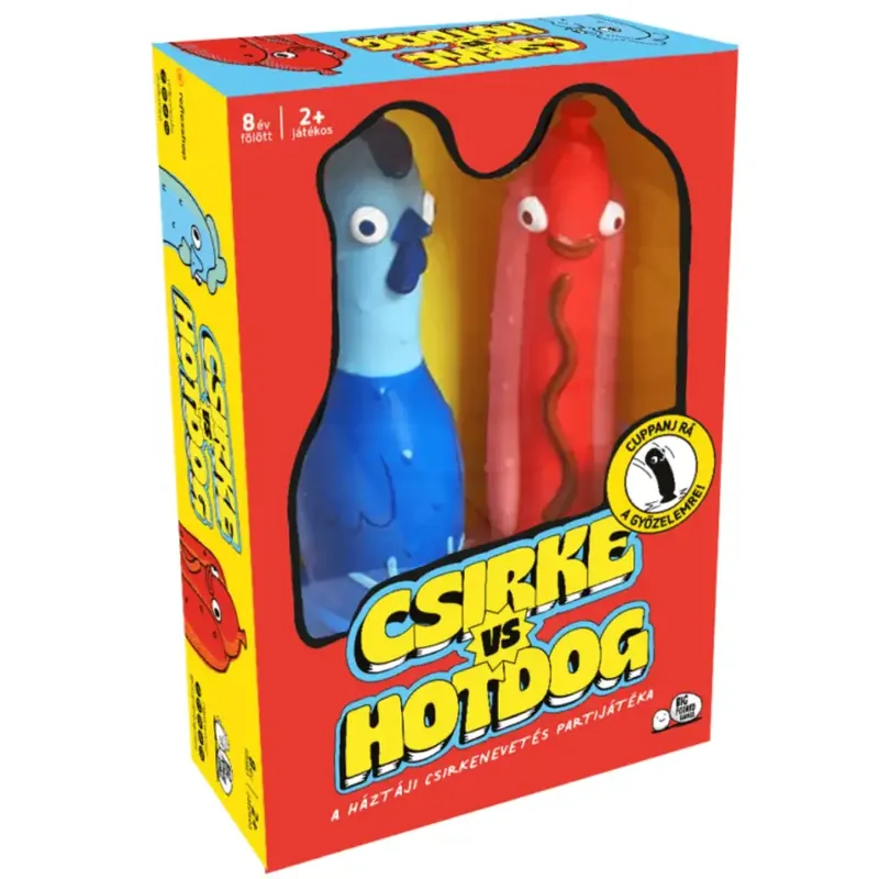 Csirke vs. HotDog party társasjáték Szuper akció