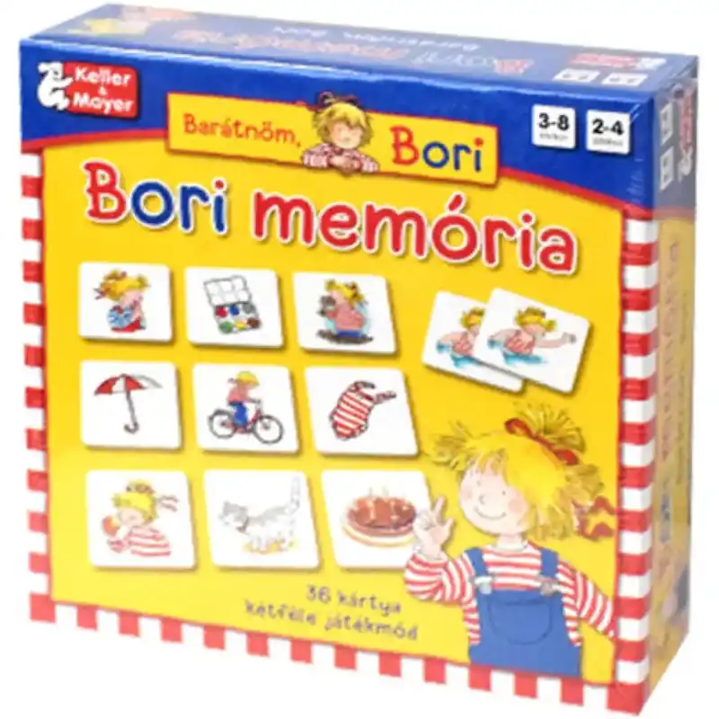 Bori memória készségfejlesztő társasjáték Szuper akció