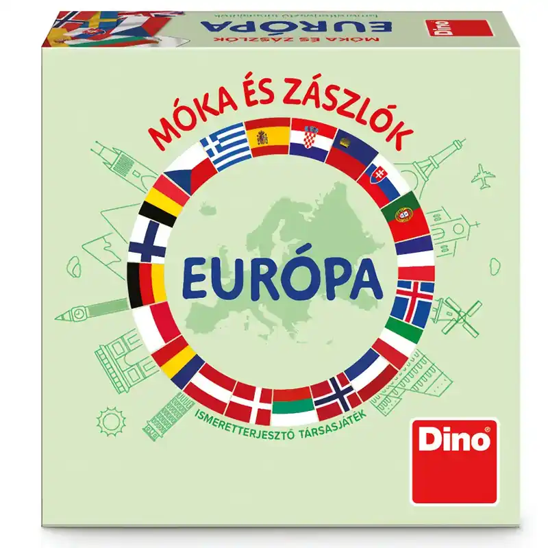 Akciós ár Móka és Zászlók társasjáték - Dino