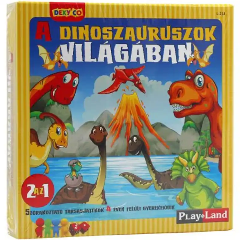Árcsökkenés Playland A dinoszauruszok világában társasjáték