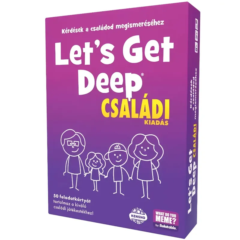 Let‘s Get Deep társasjáték - Családi kiadás Biztonságos fizetés