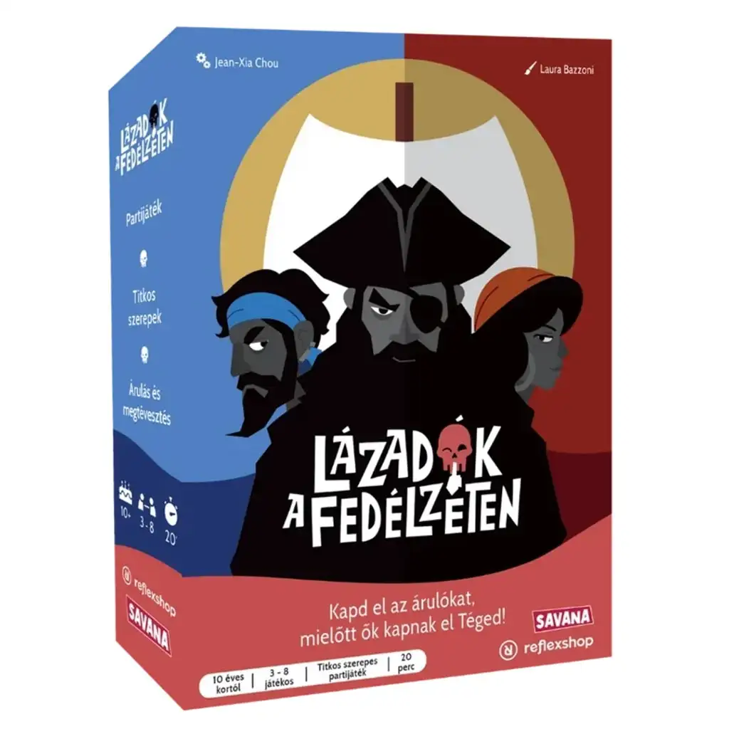 Árcsökkenés Lázadók a fedélzeten társasjáték