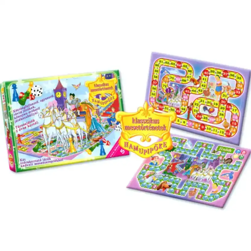 Exkluzív ajánlat Hamupipőke két mesés társasjáték - D-Toys
