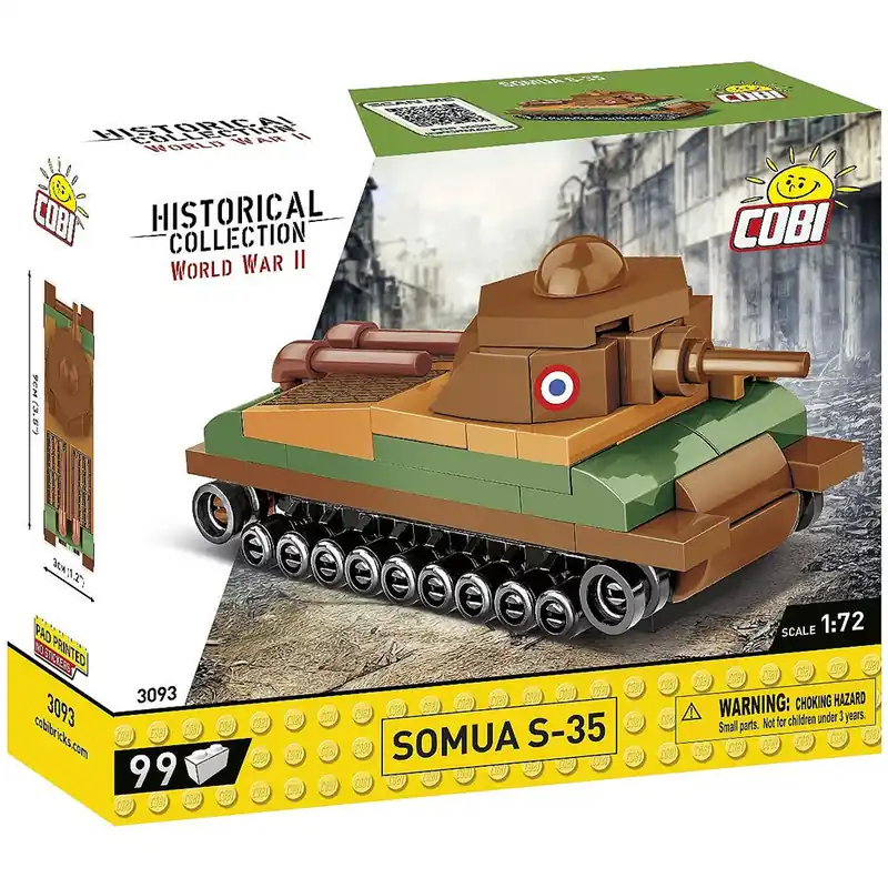 COBI Somua S-35 francia tank építőjáték (3093) Olcsóbb