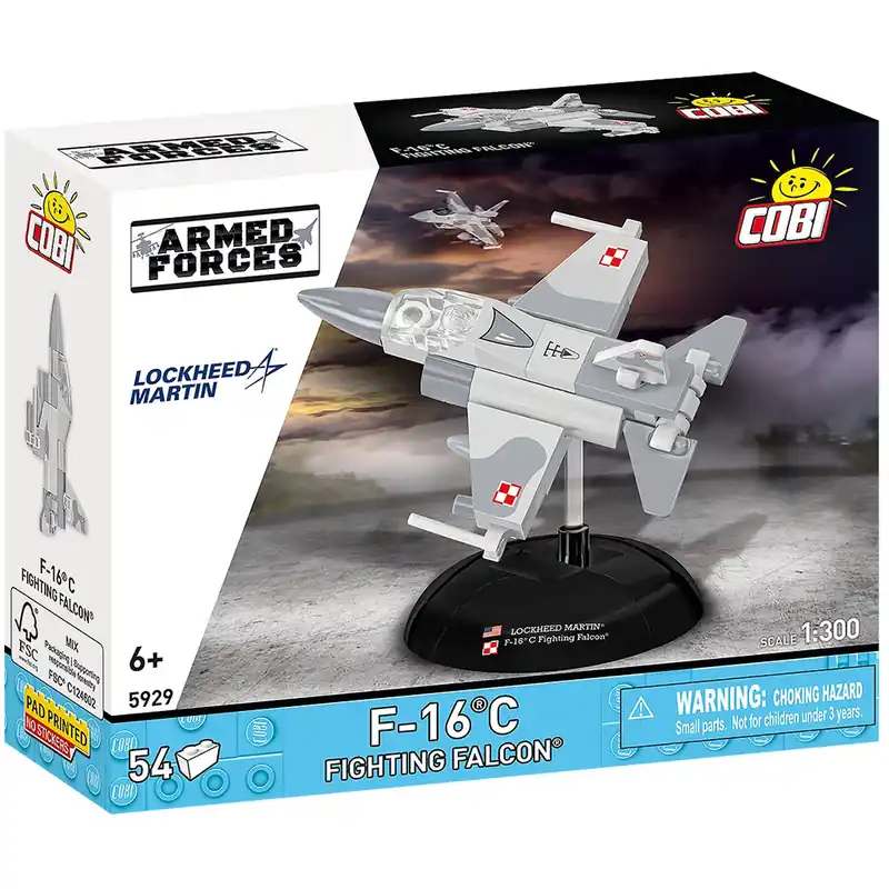 COBI Armed Forces F-16C Fighting Falcon építőjáték (5929) Biztonságos fizetés