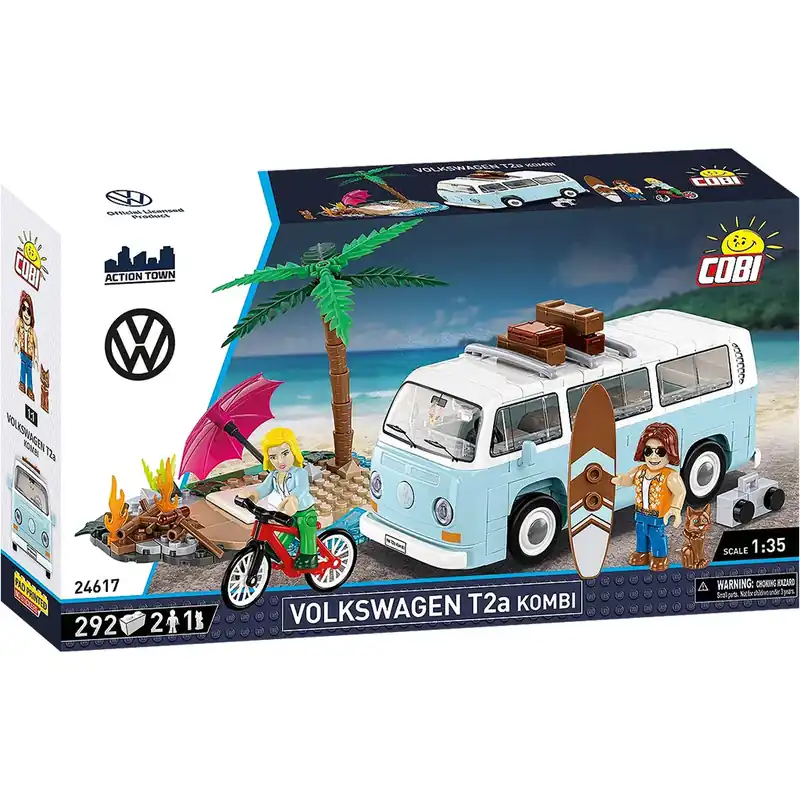 Olcsóbb COBI Volkswagen T2a Kombi építőjáték (24617)