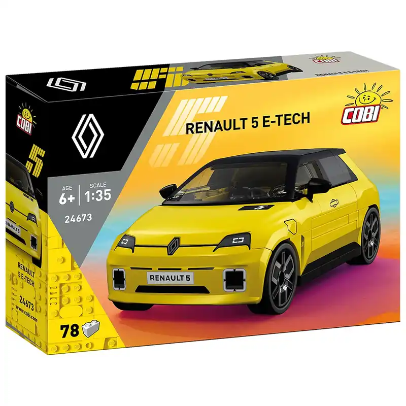 COBI Renault 5 E-Tech sárga autó építőjáték (24673) Legjobb ár