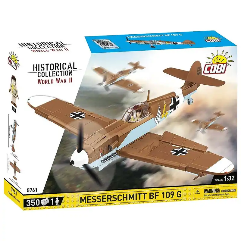 COBI Messerschmitt Bf 109 G “Gustav” repülőgép építőjáték (5761) Exkluzív ajánlat
