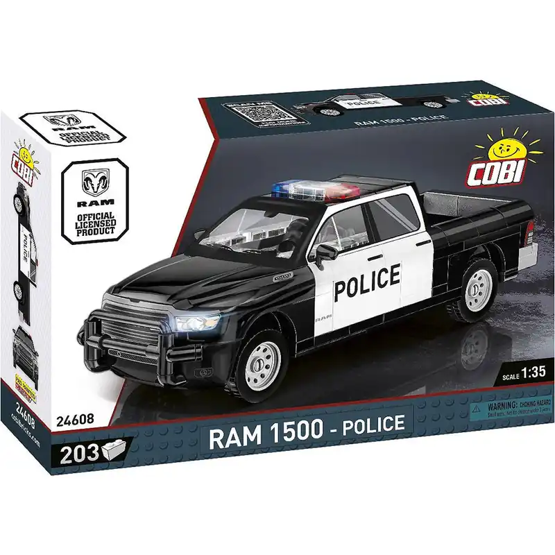 COBI Dodge RAM 1500 rendőrautó építőjáték (24608) Szuper akció