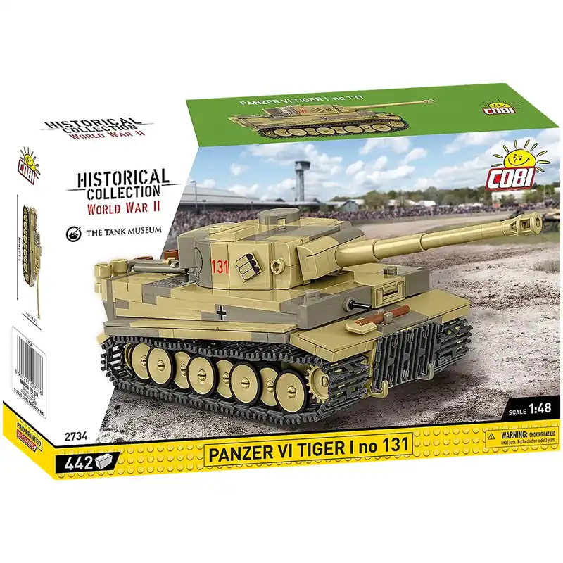 Vásárlói kedvenc COBI Panzer VI Tiger I „131” építőjáték (2734)