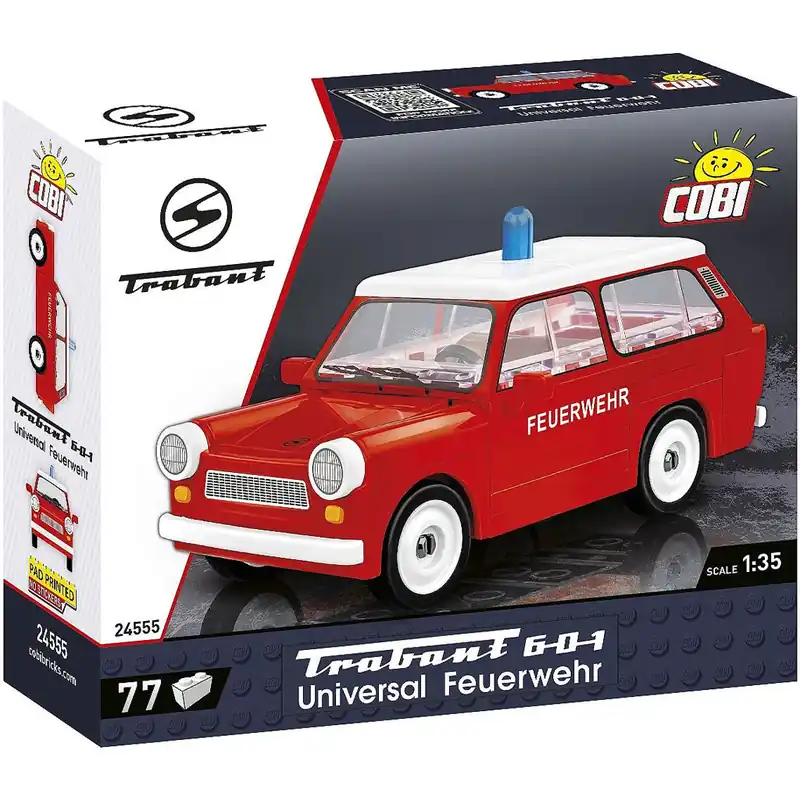 Legnépszerűbb COBI Trabant 601 tűzoltóautó építőjáték (24555)