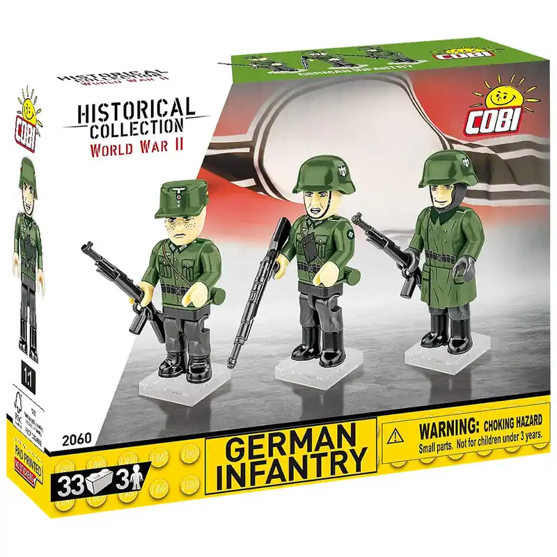 COBI WWII Német gyalogság figura szett (2060) Azonnali szállítás