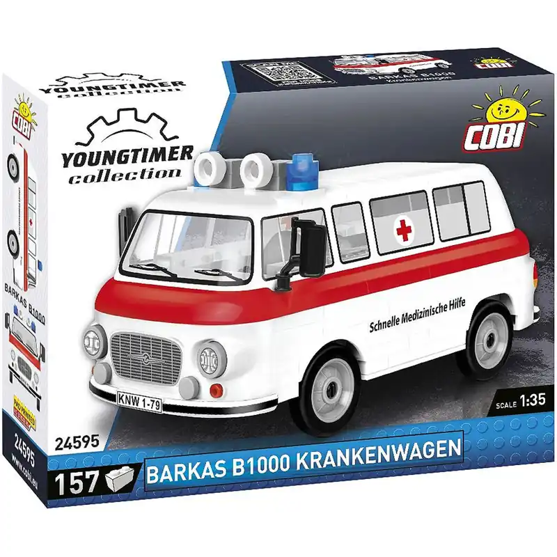COBI Barkas B1000 mentőautó építőjáték (24595) Népszerű