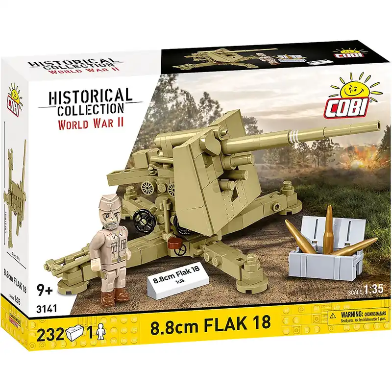 COBI WW II 8.8cm Flak 18 építőjáték (3141) Legnépszerűbb