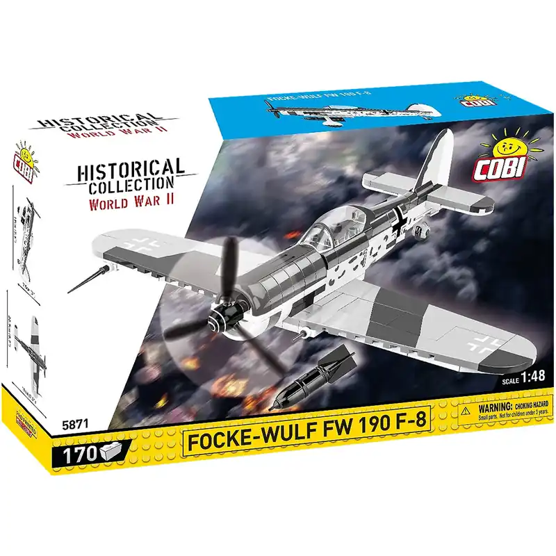Nézd meg most COBI WW II Focke-Wulf FW 190 F-8 építőjáték (5871)