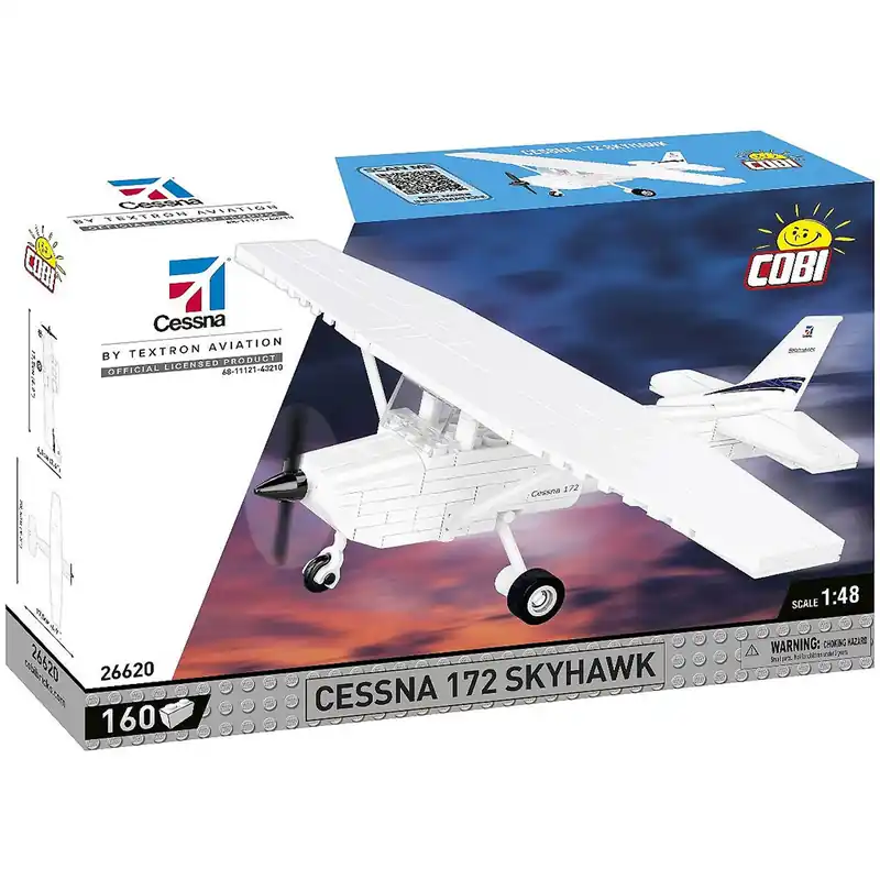 Kedvezmény COBI Cessna 172 Skyhawk fehér építőjáték (26620)
