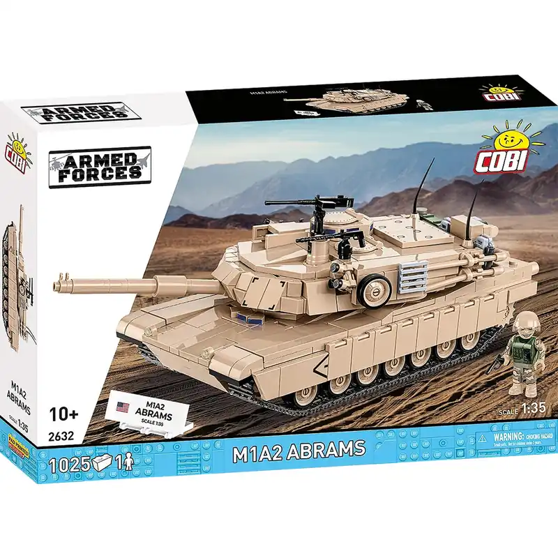 Szezonális akció COBI Armed Forces M1A2 Abrams építőjáték (2632)