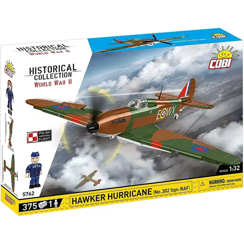 COBI Hawker Hurricane repülőgép építőjáték (5762) Szezonális akció