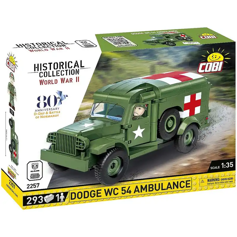 COBI Dodge WC-54 Ambulance mentőautó építőjáték (2257) Exkluzív ajánlat