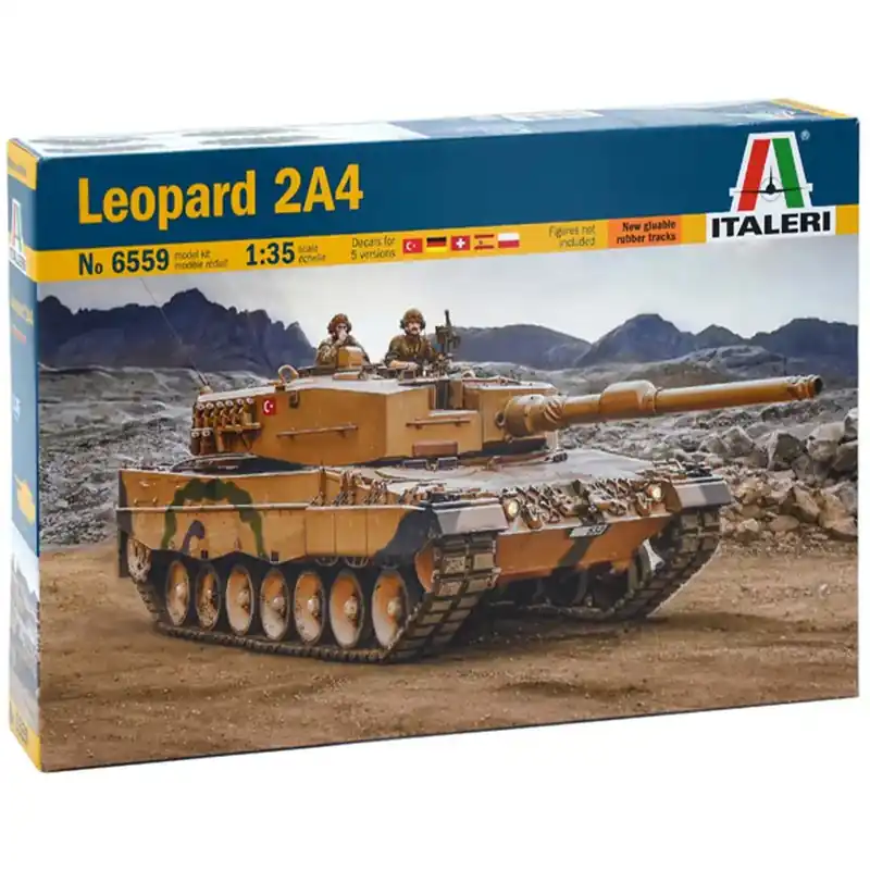 Biztonságos fizetés Italeri 1/35 Leopard 2A4 tank makett