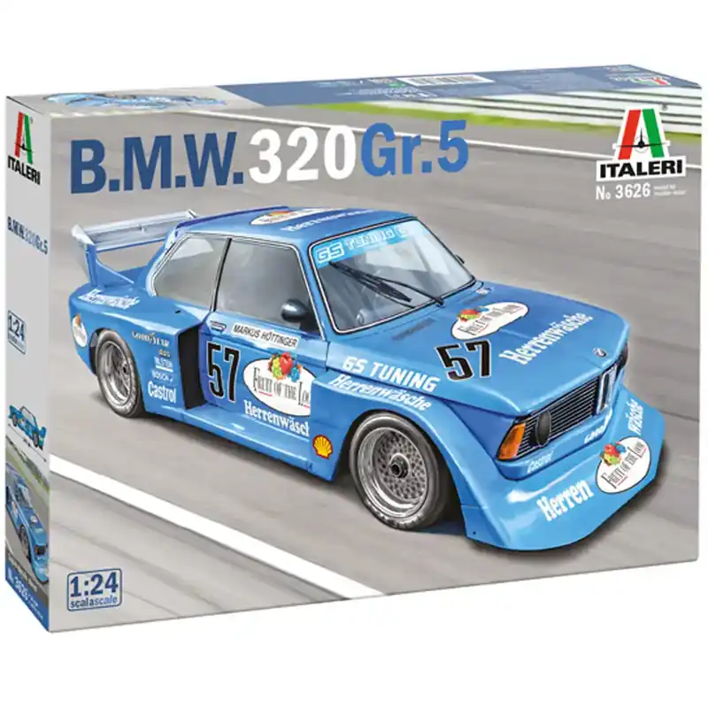 Alacsony ár Italeri 1/24 BMW 320 Gr.5 versenyautó makett