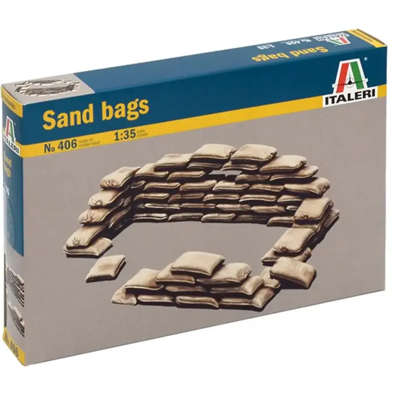 Expressz szállítás Italeri 1/35 Homokzsákok dioráma kiegészítő szett